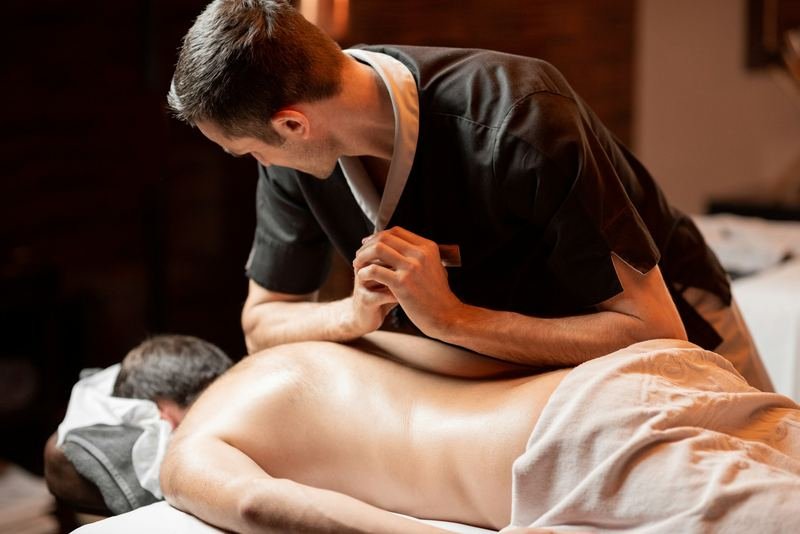 Deep tissue body massage